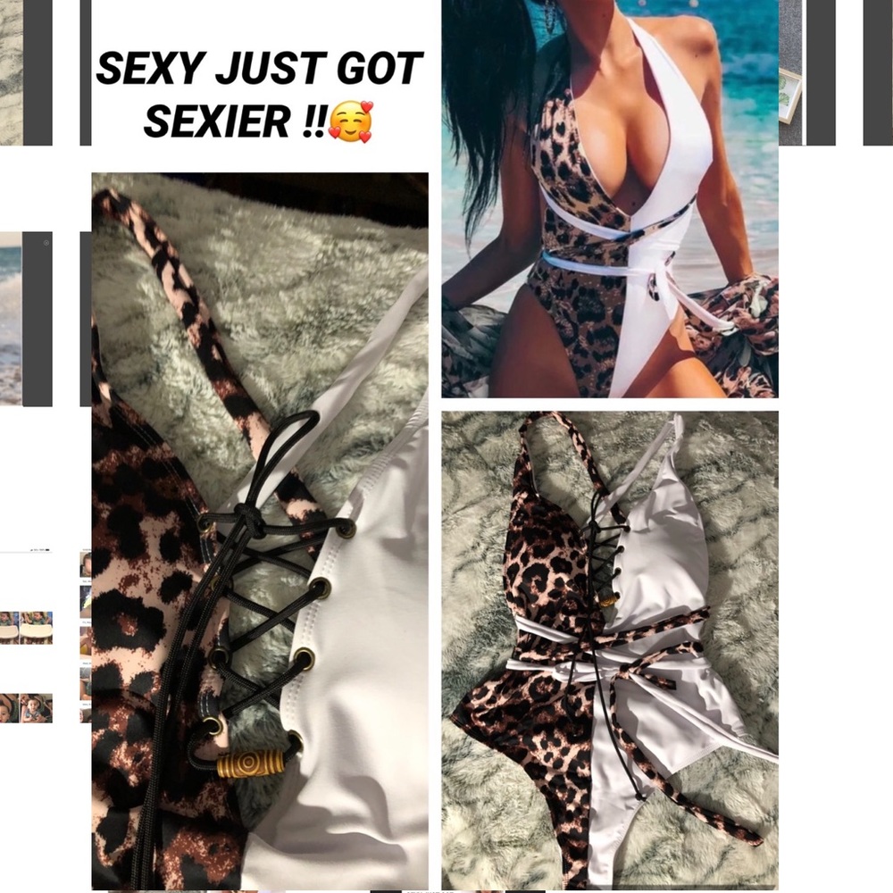 LAST 1 !! NEW & UNIQUE💕😜LEOPARD PRINT 🥰 1 PIECE